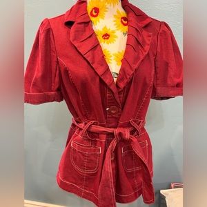 Robert Louis maroon jacket size L